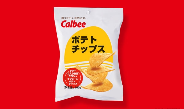 calbee薯片包装设计