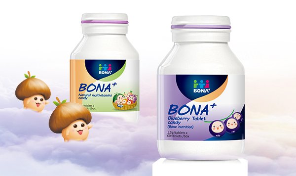 BONA儿童食品包装设计