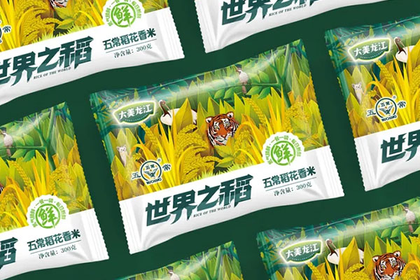 国内经典大米包装设计x世界之稻