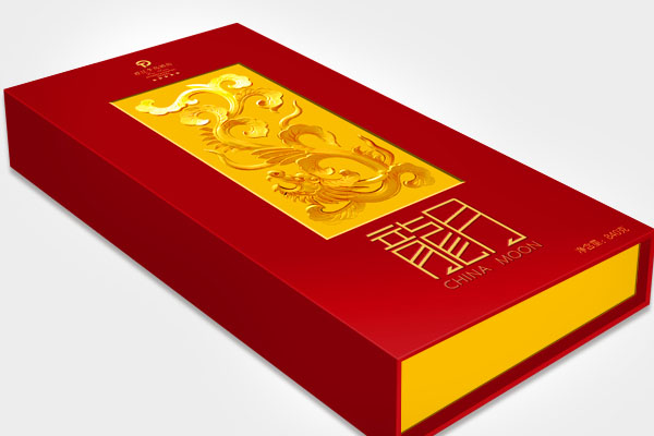 精致简洁的中国风月饼礼盒包装设计